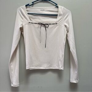 Y2K Hollister White Coquette Babydoll Square Back Bella Swan Mallcore Small